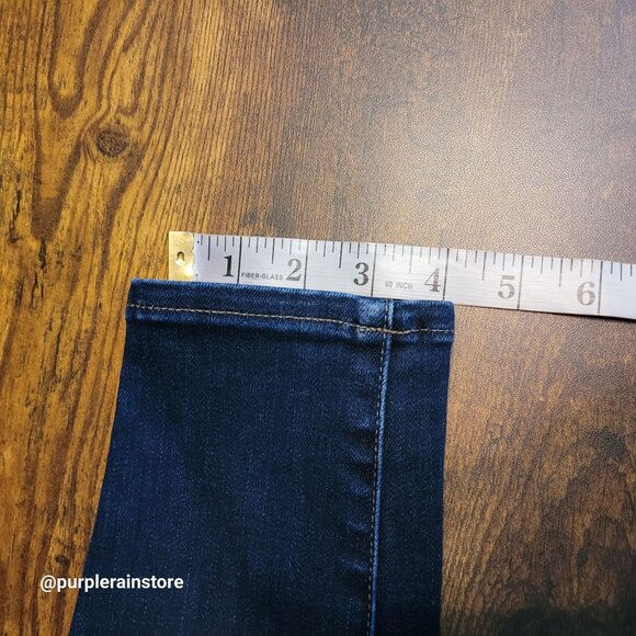 Madewell Jeans 27 High Rise 9" Skinny Tummy Control Dark Wash Stretch Denim - Picture 11 of 12